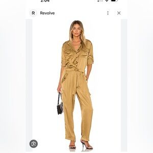 Birgitte Herskind Sky Satin Jumpsuit